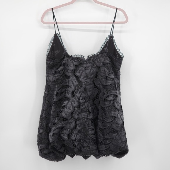 Fashion Nova Novaluxe Lana Crochet Mini Dress Black Size XS NWT - Picture 6 of 7